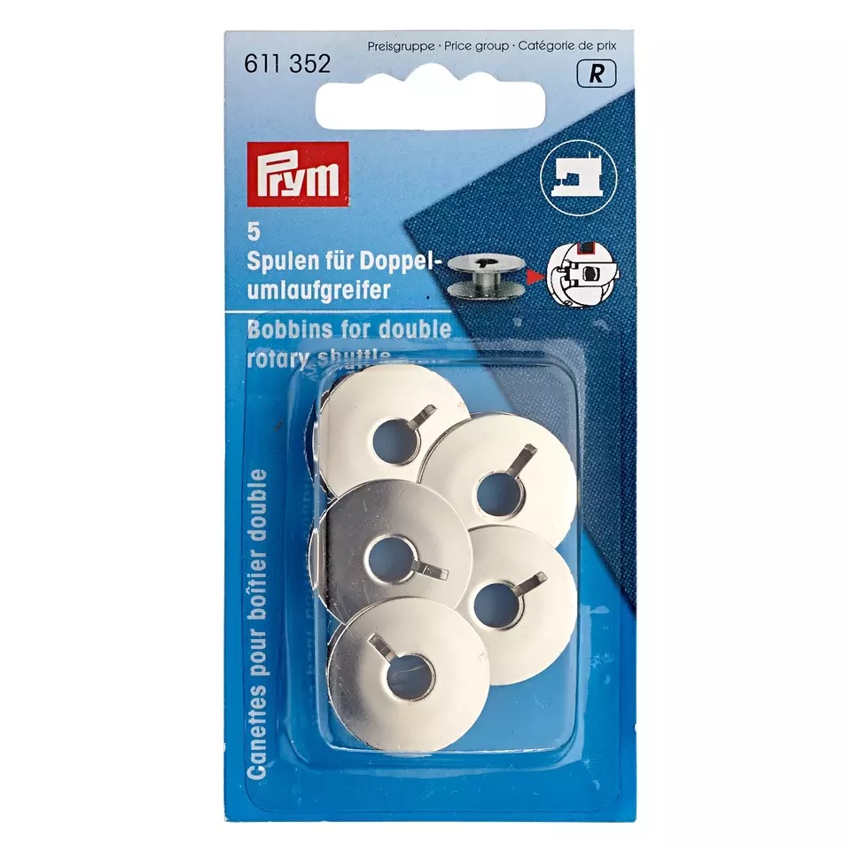 611352 Nähmaschinenspulen, Stahl, Doppelumlaufgreifer, 21,9mm – Bild 2