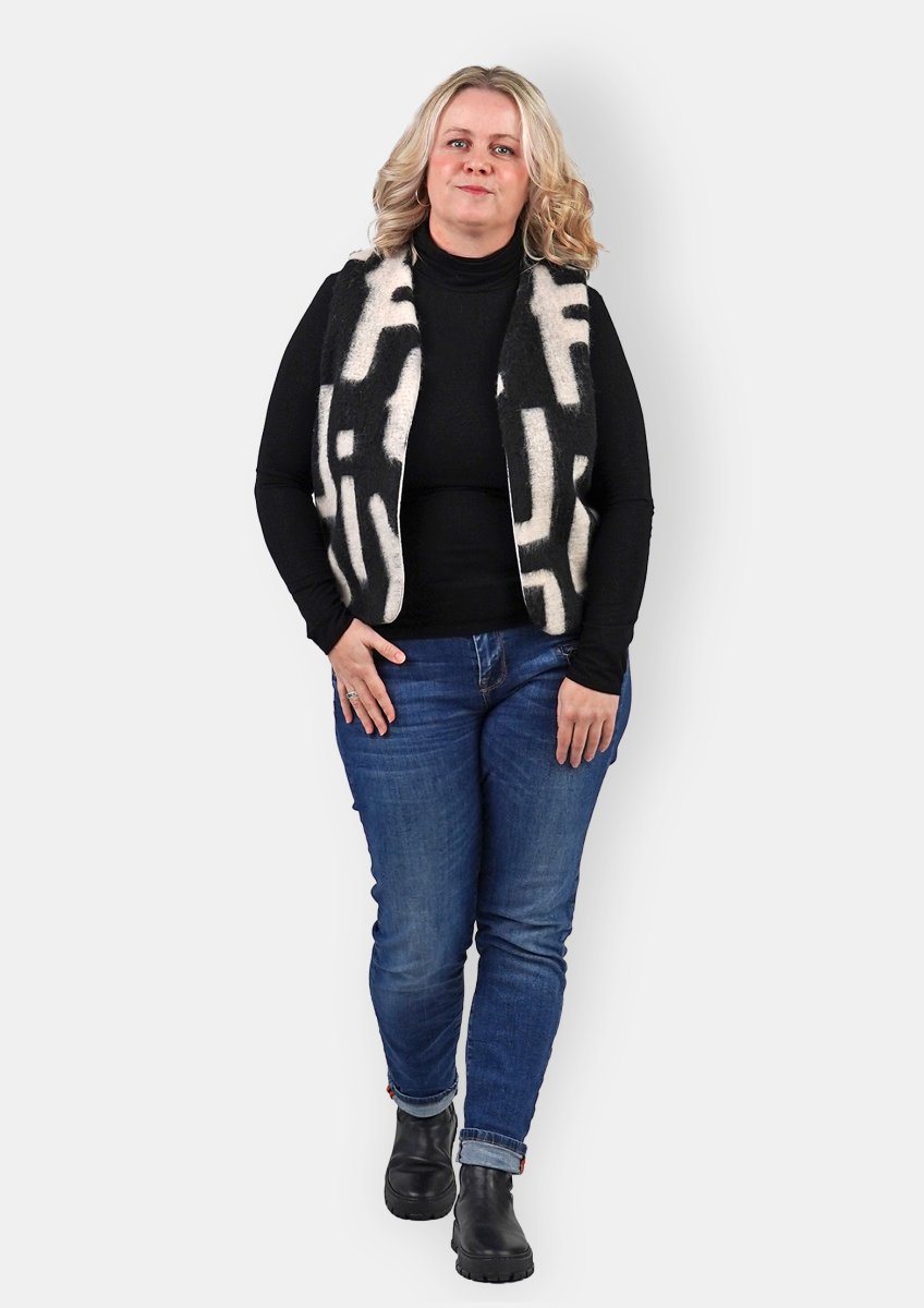 Papierschnittmuster Basic-Weste Damen – Bild 3