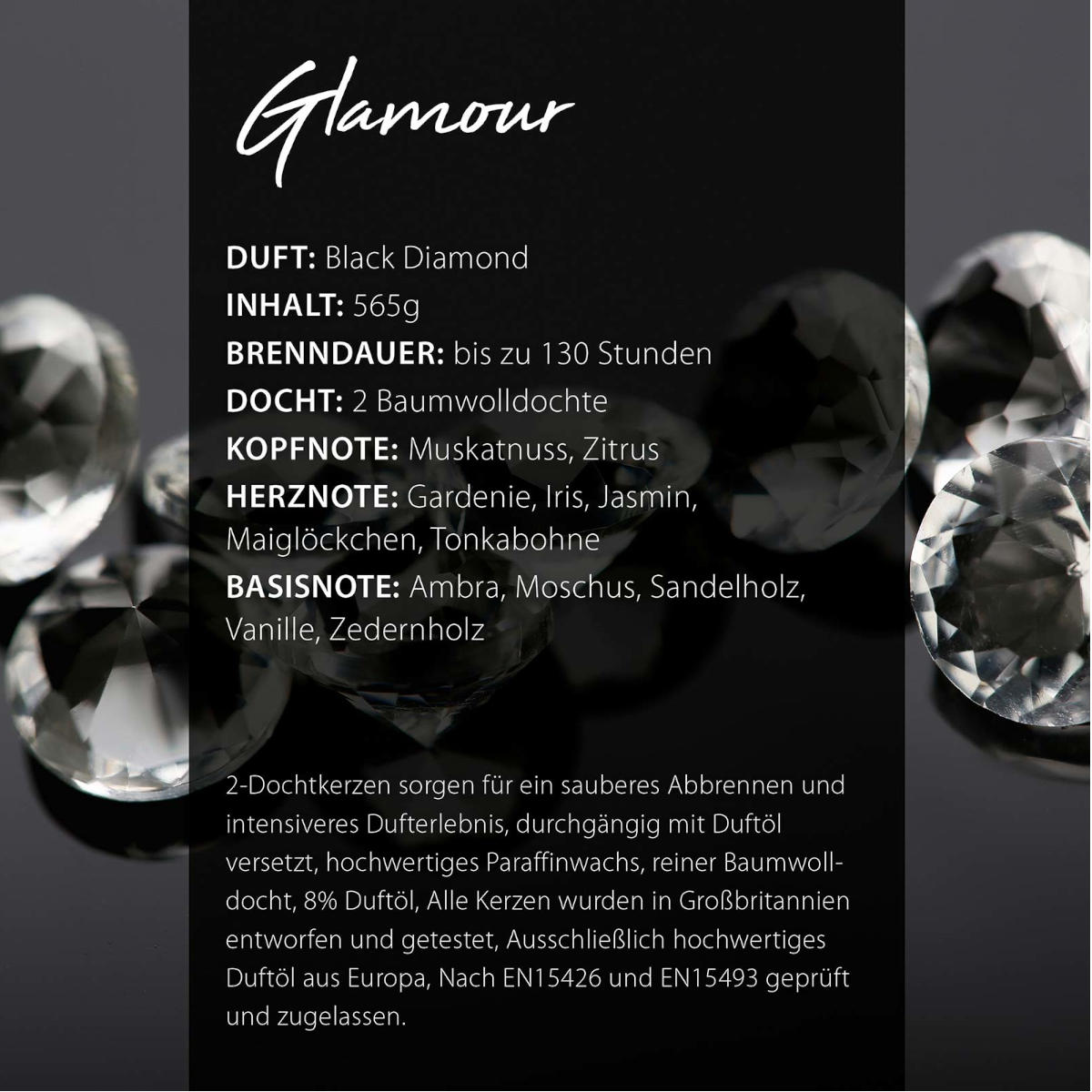 Duftkerze Black Diamond – 565g