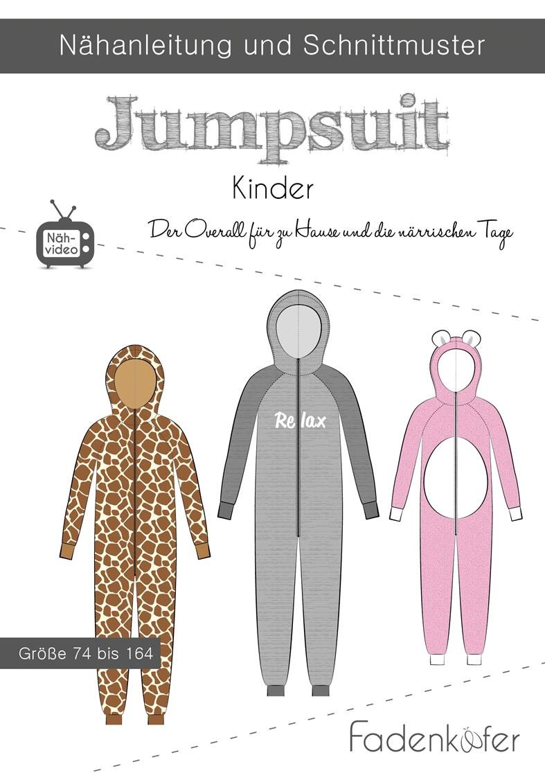 Papierschnittmuster Jumpsuit Kinder – Bild 2