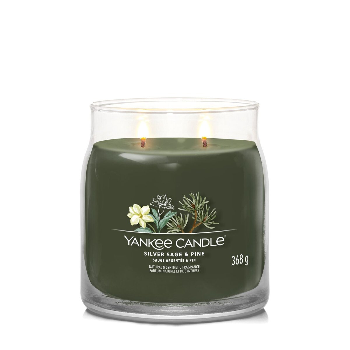 Silver Sage & Pine Signature Glas, mittel 368g – Bild 8